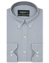 Check Grey Classic Fit Shirt FS1117RF-14.5