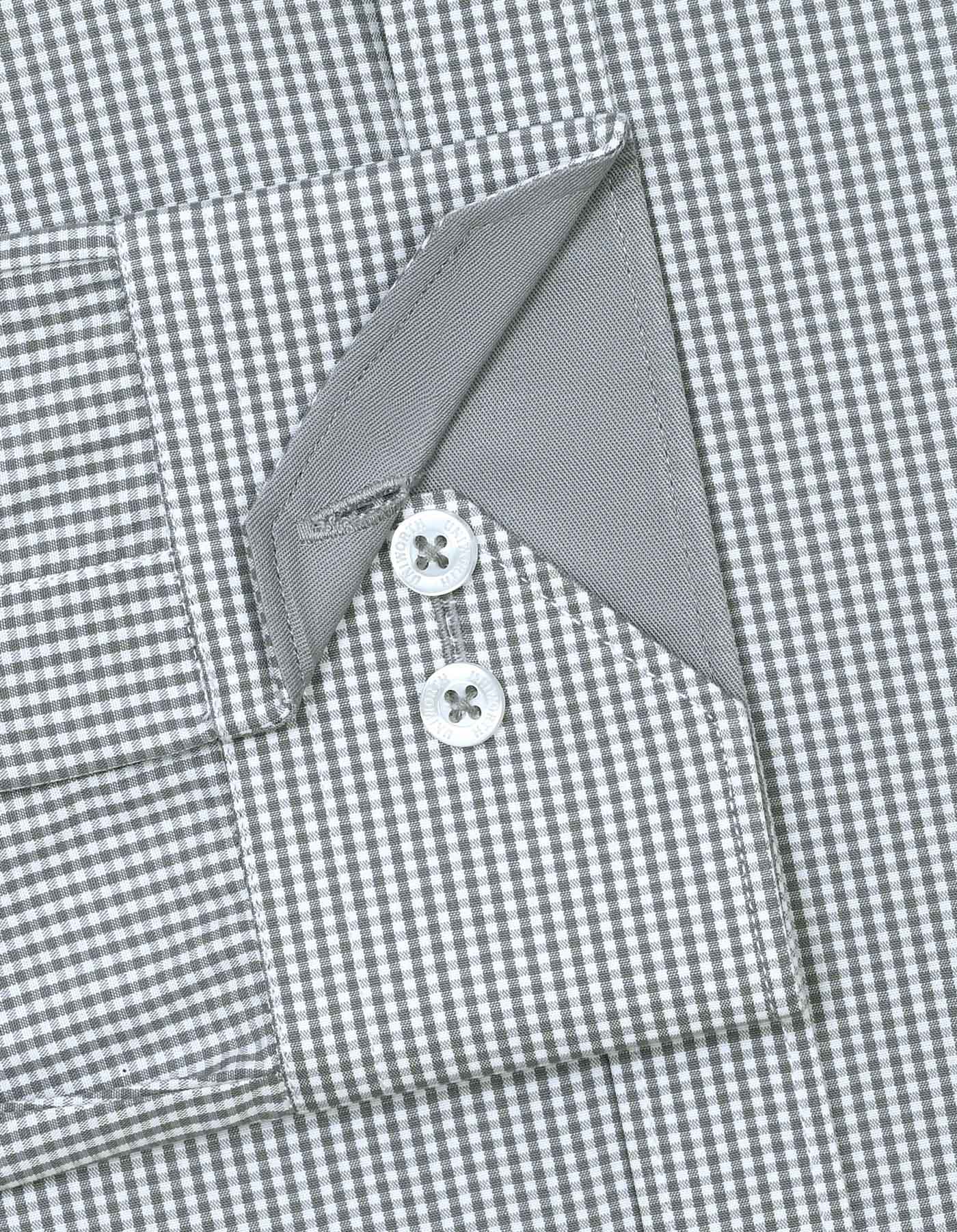 Check Grey Tailored Smart Fit Shirt FS1117SF-16