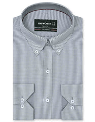 Check Grey Tailored Smart Fit Shirt FS1117SF-14.5