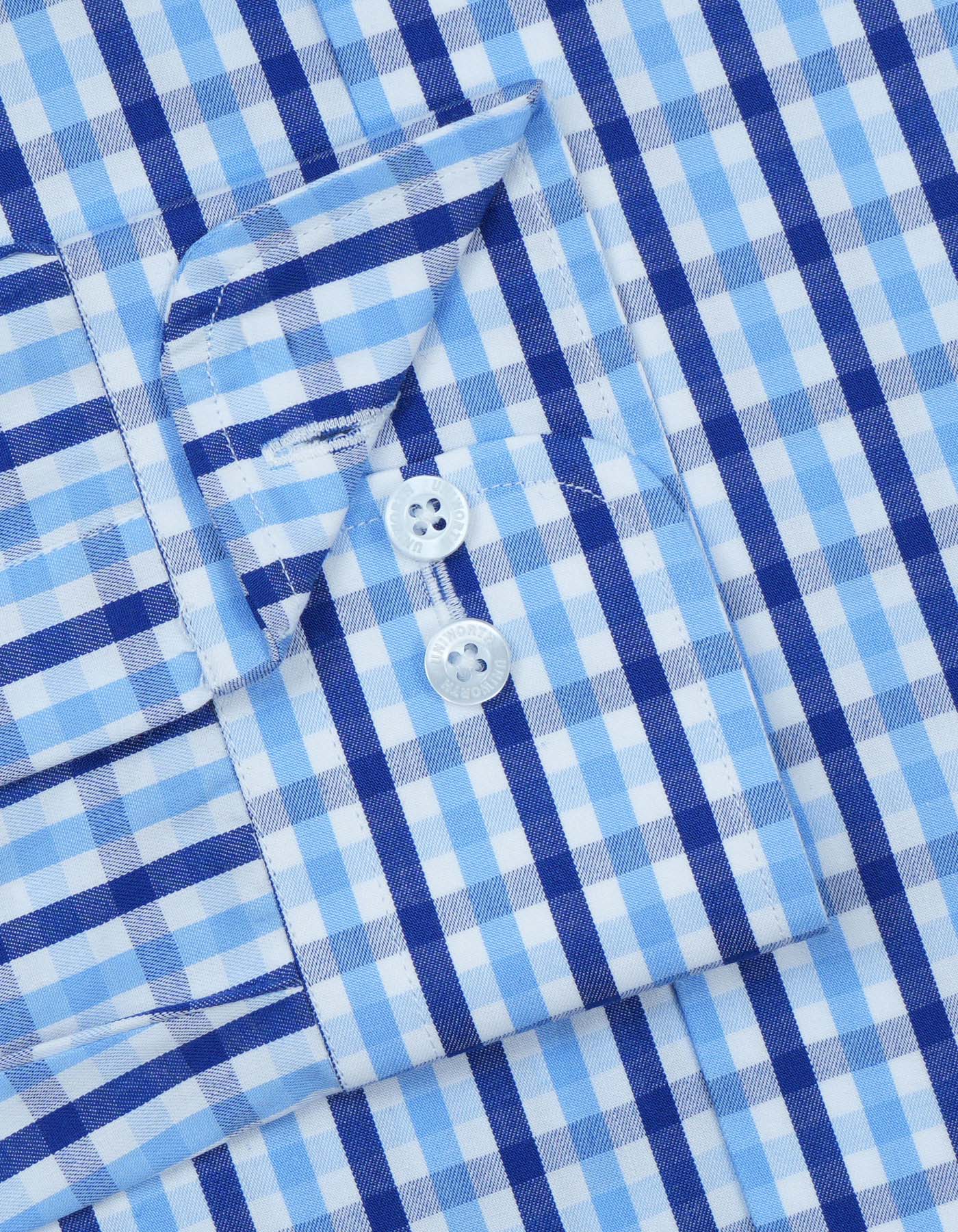 Check Royal Blue Classic Fit Shirt FS1118RF-15.5
