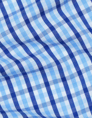 Check Royal Blue Classic Fit Shirt FS1118RF-16
