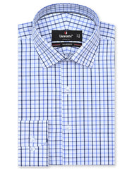 Check Navy Classic Fit Shirt FS1121RF-14.5