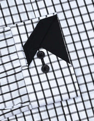 Check Black Smart Fit Shirt FS1125SF-15.5