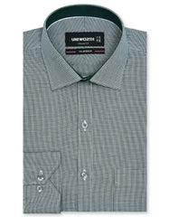 Check Green Classic Fit Shirt FS1129RF-14.5