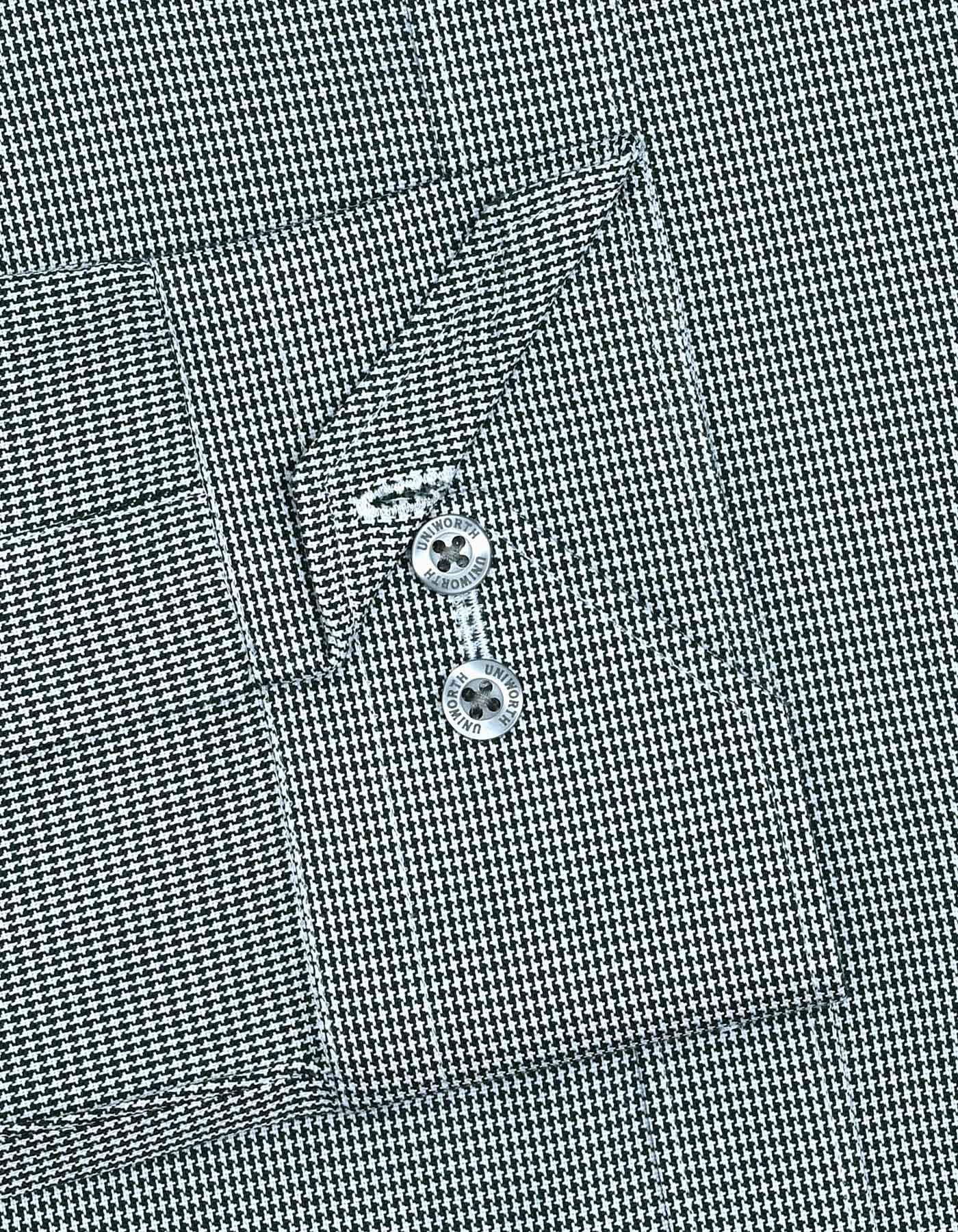 Check Green Tailored Smart Fit Shirt FS1129SF-15.5
