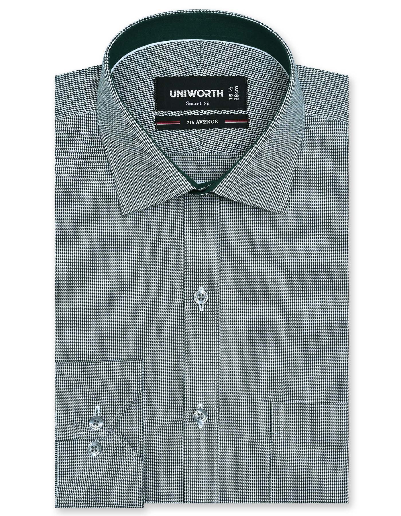 Check Green Tailored Smart Fit Shirt FS1129SF-14.5
