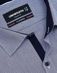 Check Navy Classic Fit Shirt FS1131RF-15