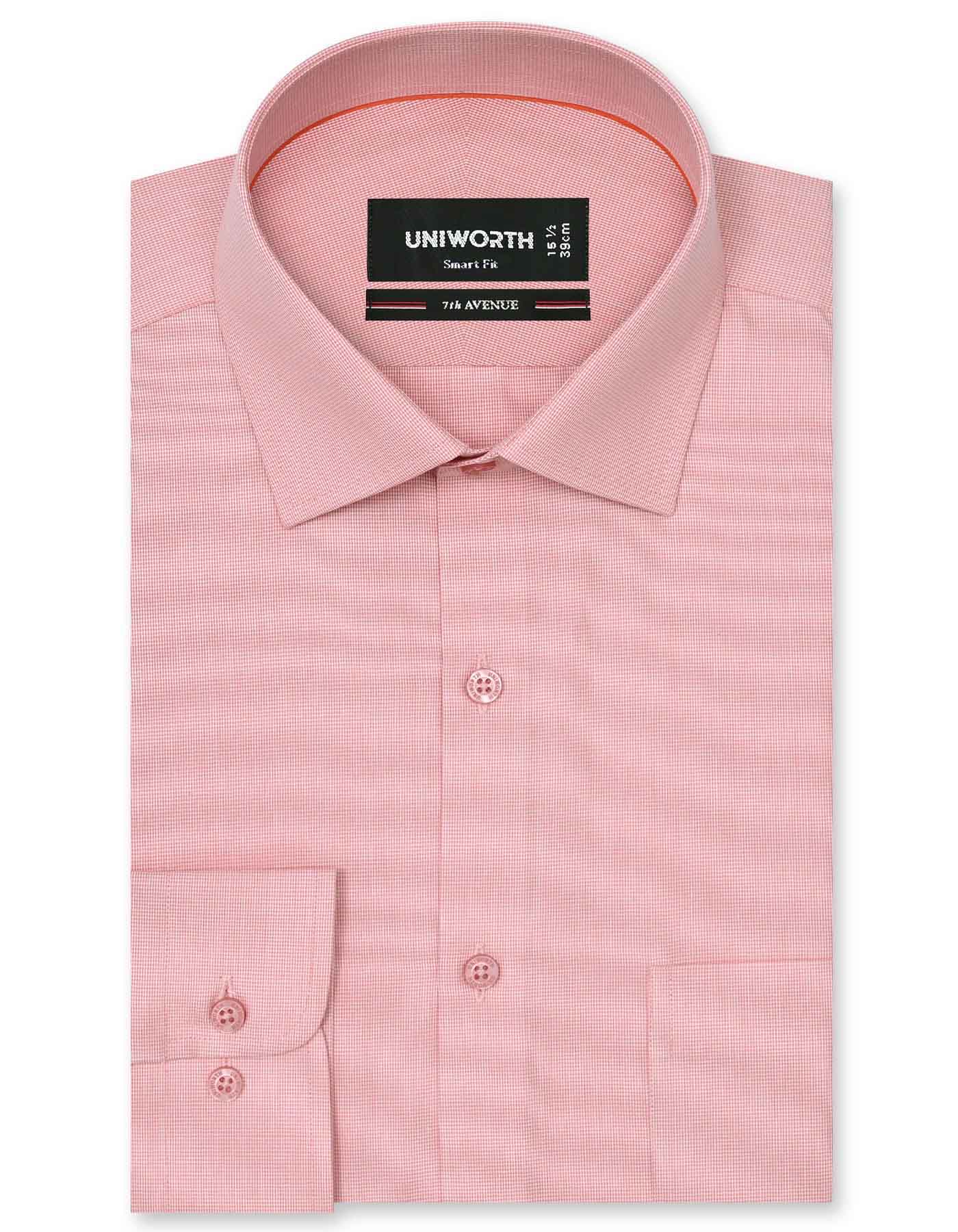 Check L Orange Tailored Smart Fit Shirt FS1132-1SF-14.5