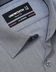 Check Black Tailored Smart Fit Shirt FS1134SF-15