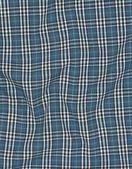 Check Teal Smart Fit Shirt FS1141SH-16