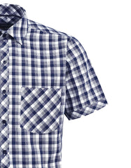 Check Navy Smart Fit Shirt FS1144SH-15.5