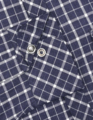 Check Navy Classic Fit Shirt FS1146RF-15.5