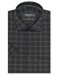 Check Black Smart Fit Shirt FS1151SH-14.5