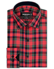 Check Green Tailored Smart Fit Shirt FS1152SF-14.5