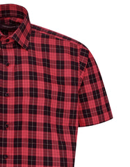 Check Red Smart Fit Shirt FS1153SH-15.5