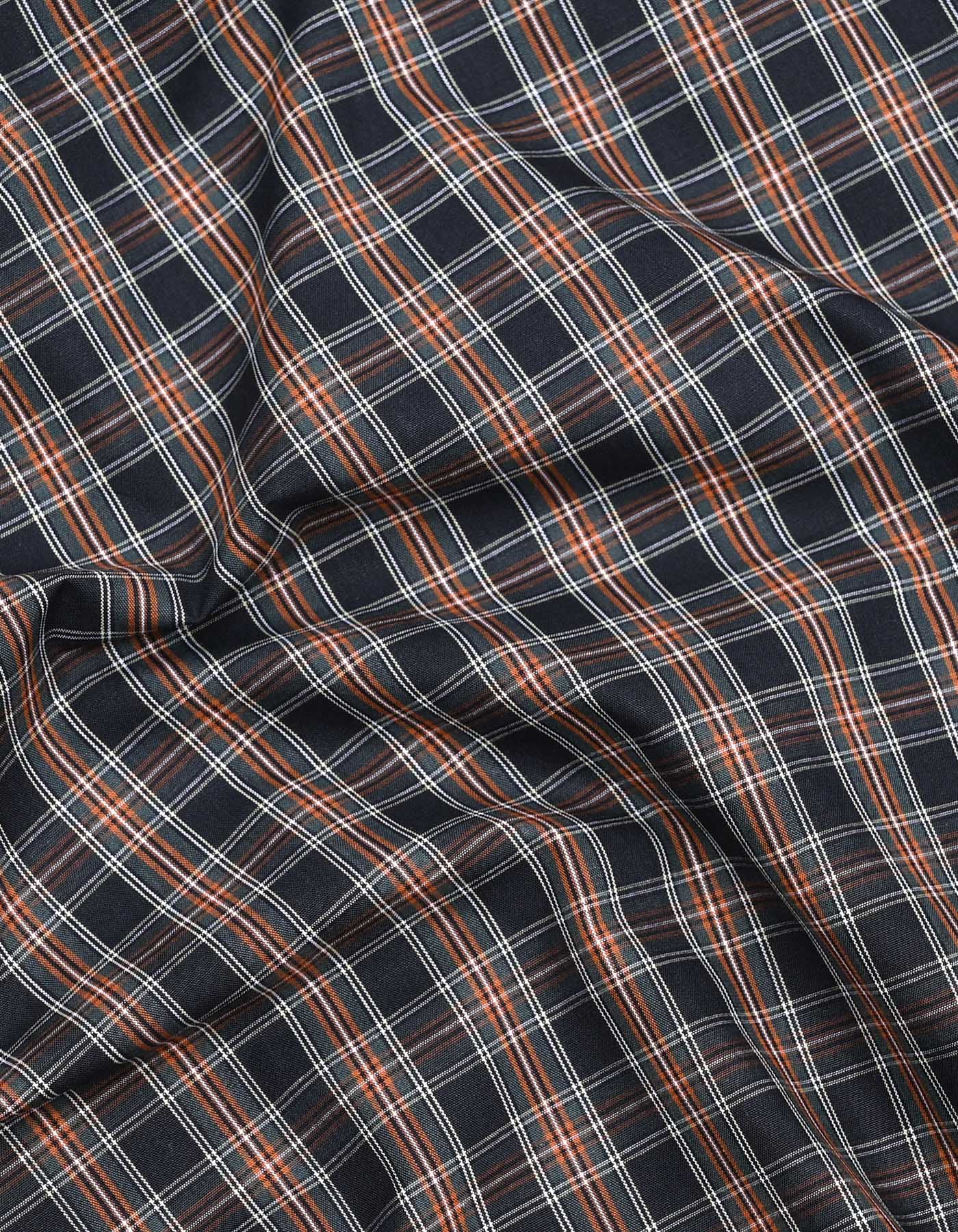 Check Brown Tailored Smart Fit Shirt FS1157SF-16