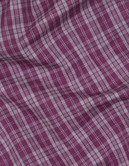 Check Maroon Tailored Smart Fit Shirt FS1160SF-16