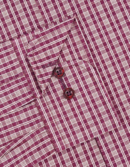 Check Maroon Classic Fit Shirt FS1165-1RF-15.5