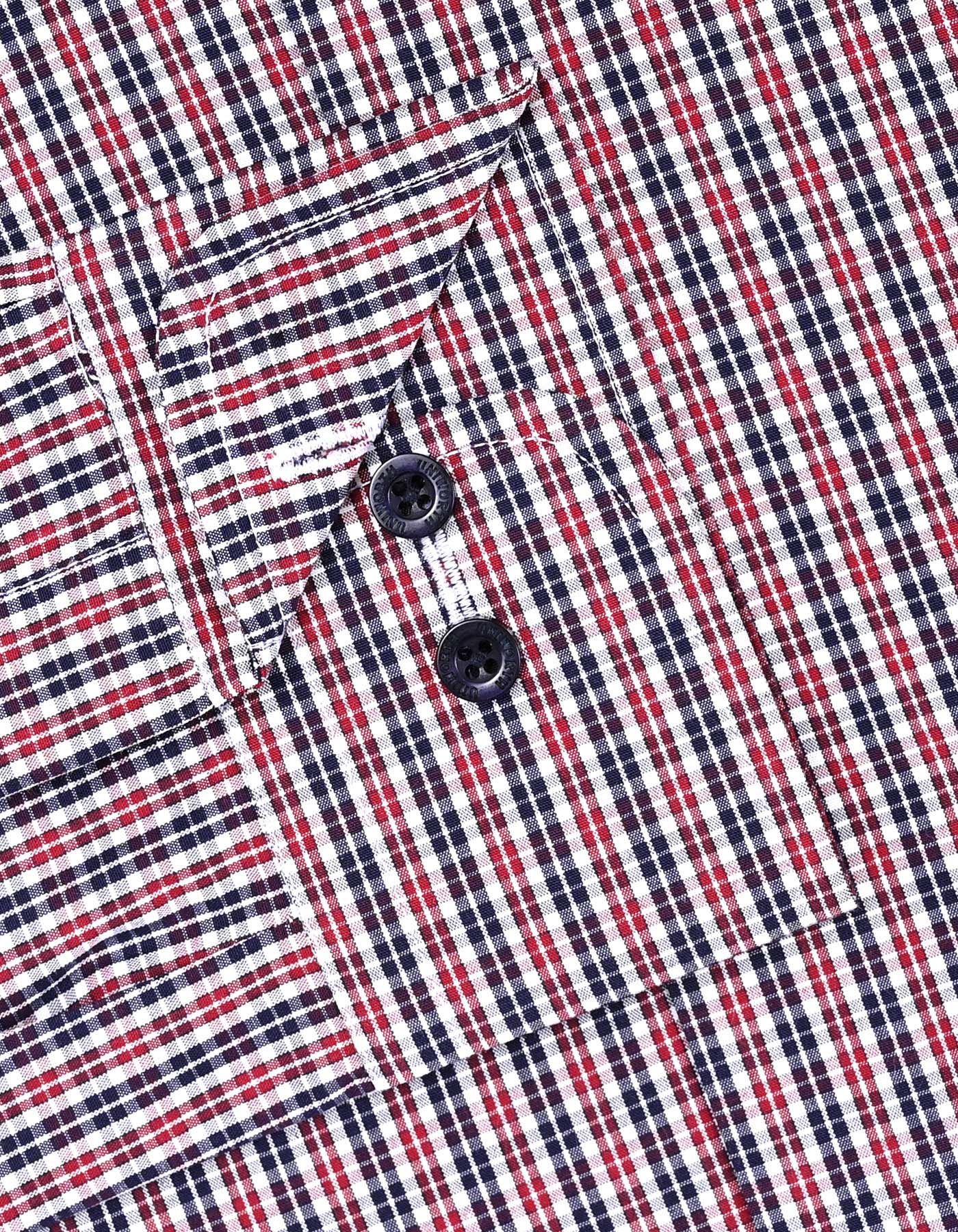 Check Navy Classic Fit Shirt FS1168RF-15.5