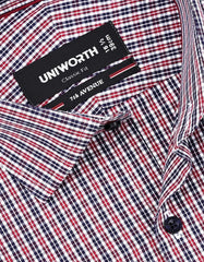 Check Navy Classic Fit Shirt FS1168RF-15