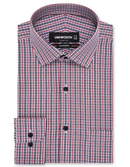 Check Navy Classic Fit Shirt FS1168RF-14.5