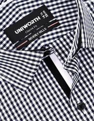 Check Black Classic Fit Shirt FS1169RF-15
