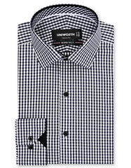 Check Black Classic Fit Shirt FS1169RF-14.5