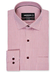 Check Red Classic Fit Shirt FS1172RF-14.5
