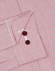 Check Red Tailored Smart Fit Shirt FS1172SF-15.5