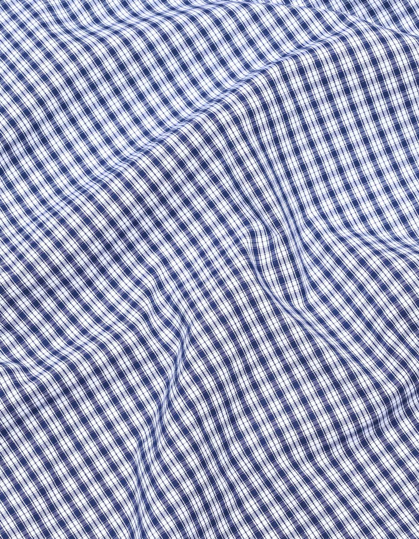 Check Navy Classic Fit Shirt FS1176RF-16