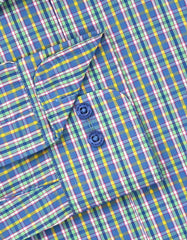 Check Yellow Classic Fit Shirt FS1179-1RF-15.5