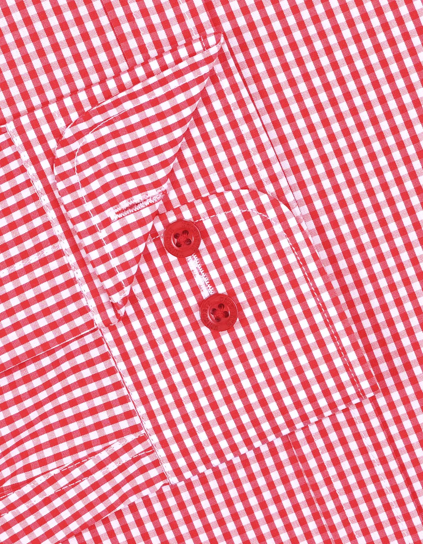 Check Red Classic Fit Shirt FS1184RF-15.5