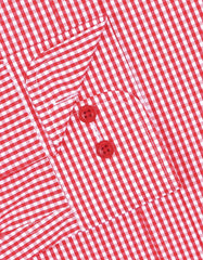 Check Red Classic Fit Shirt FS1184RF-15.5