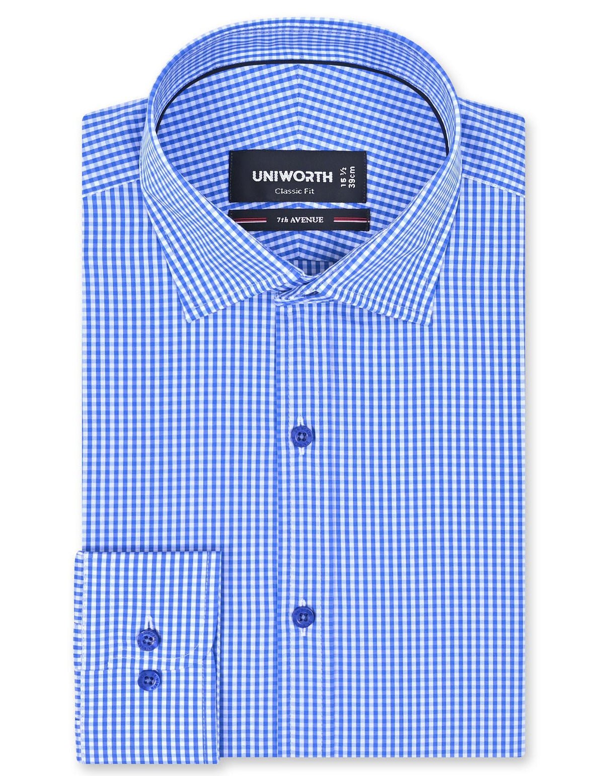 Check Sky Classic Fit Shirt FS1186RF-14.5