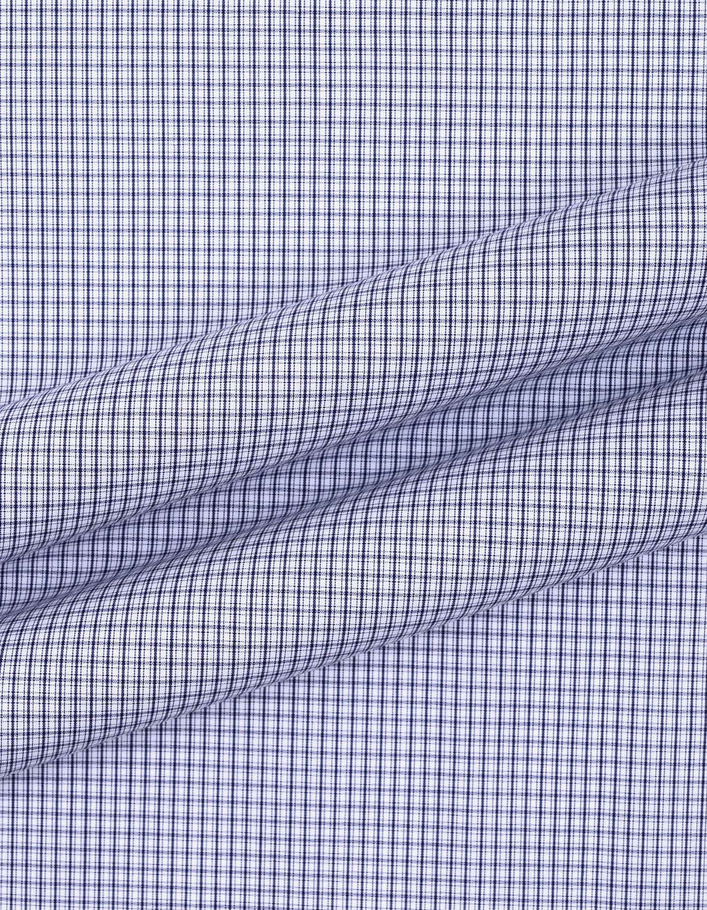 Check Navy Tailored Smart Fit Shirt FS1192SF-16