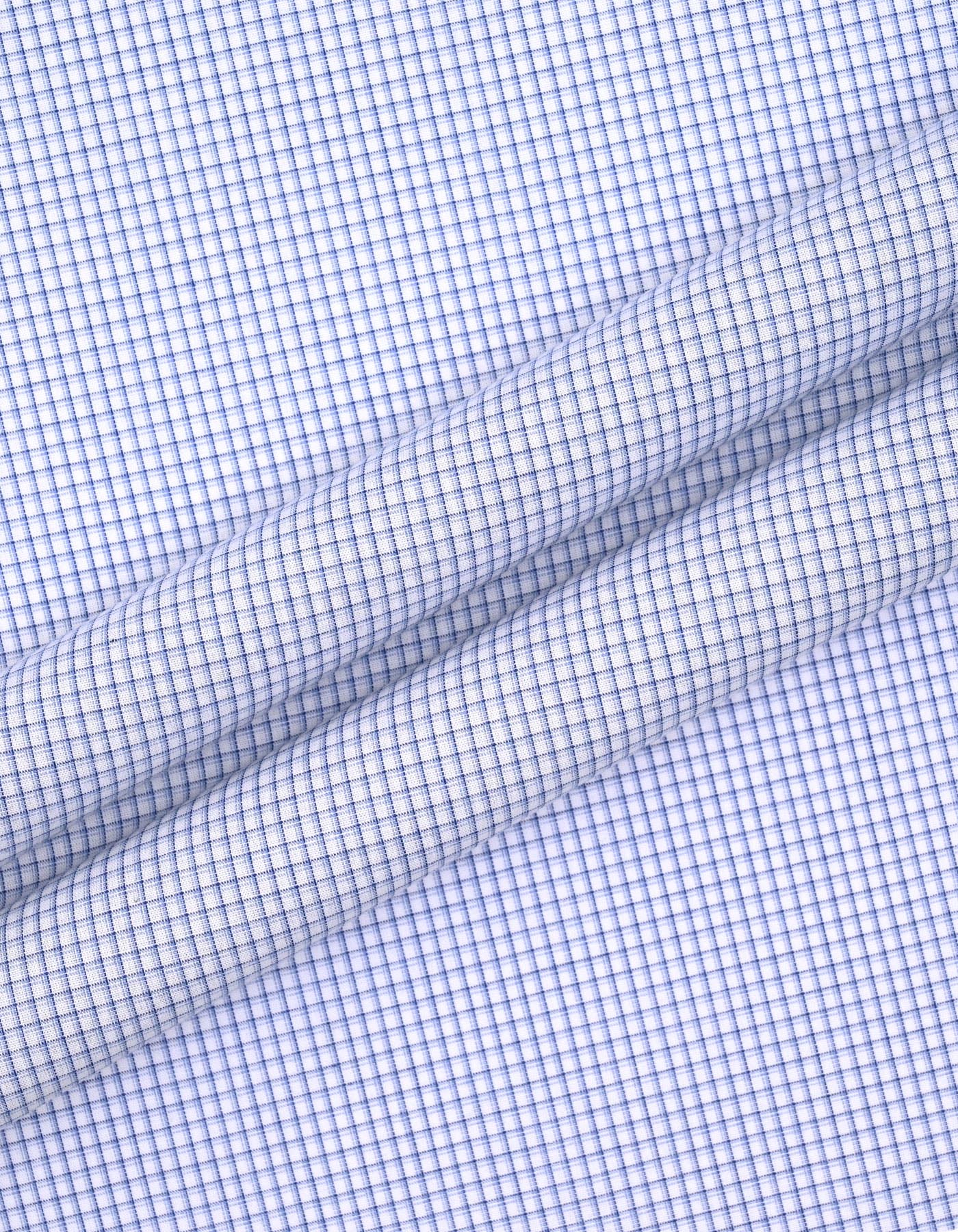 Check Blue Tailored Smart Fit Shirt FS1255-1SF-16
