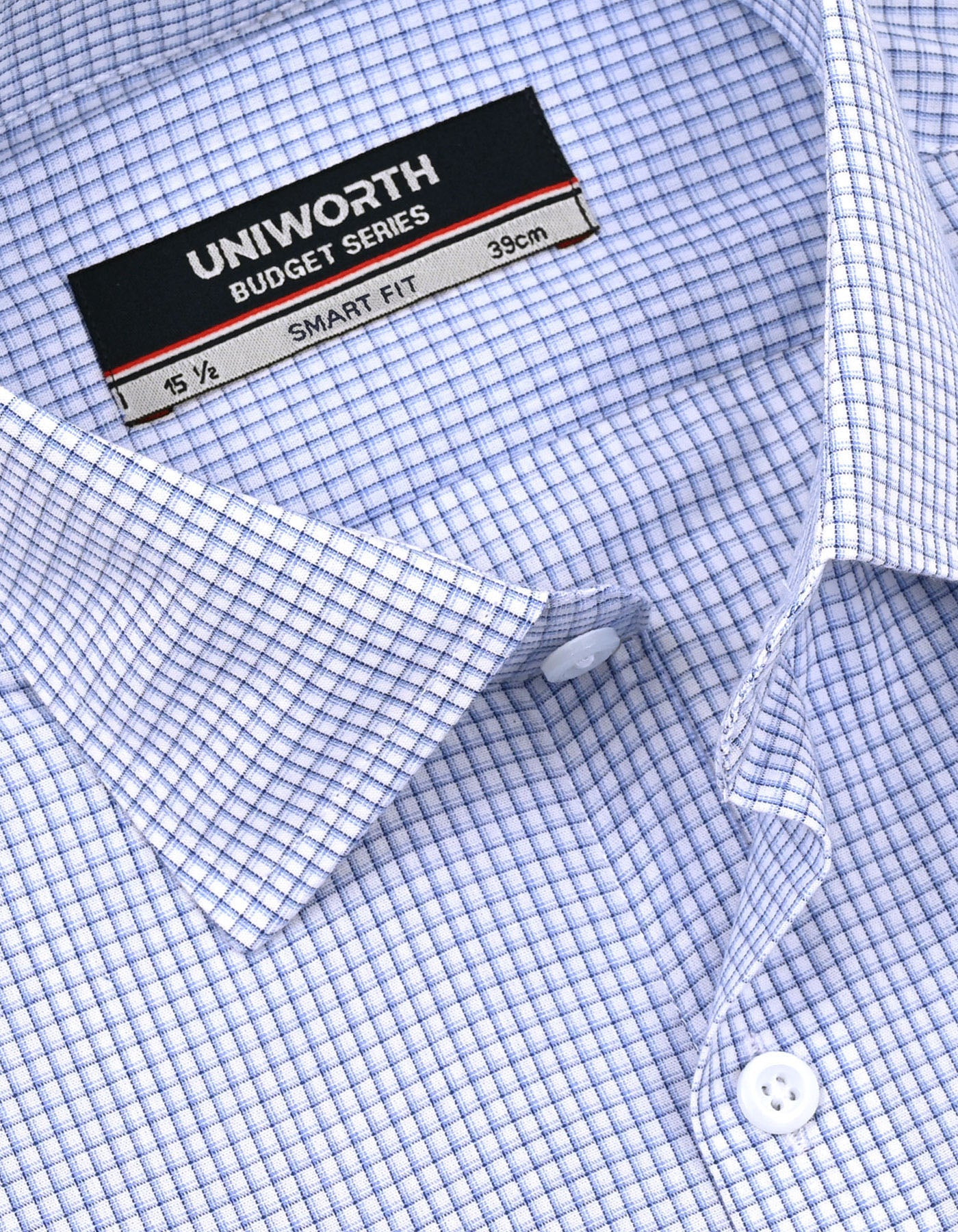 Check Blue Tailored Smart Fit Shirt FS1255-1SF-15