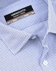 Check Blue Tailored Smart Fit Shirt FS1255-1SF-15