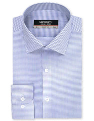 Check Blue Tailored Smart Fit Shirt FS1255-1SF-14.5