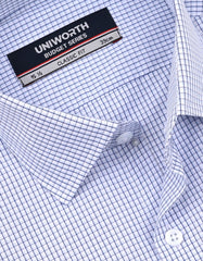 Check Blue Classic Fit Shirt FS1256RF-15