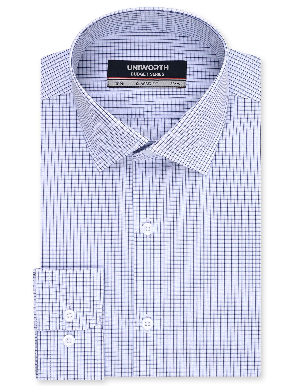 Check Blue Classic Fit Shirt FS1256RF-14.5