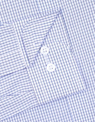 Check Blue Tailored Smart Fit Shirt FS1256SF-15.5