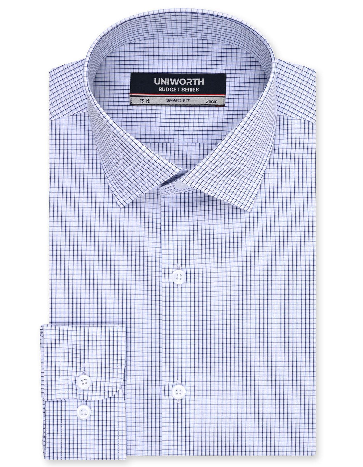 Check Blue Tailored Smart Fit Shirt FS1256SF-14.5