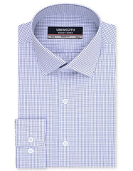 Check Blue Tailored Smart Fit Shirt FS1256SF-14.5
