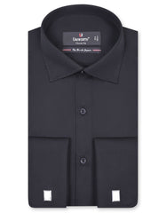 Plain Black Classic Fit Shirt FS1307-3RD-14.5