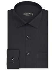 Plain Black Classic Fit Shirt FS1307-7RF-14.5