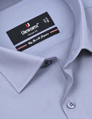 Plain Grey Classic Fit Shirt FS1312-5RF-15