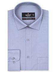 Plain Grey Tailored Smart Fit Shirt FS1312-5SF-14.5