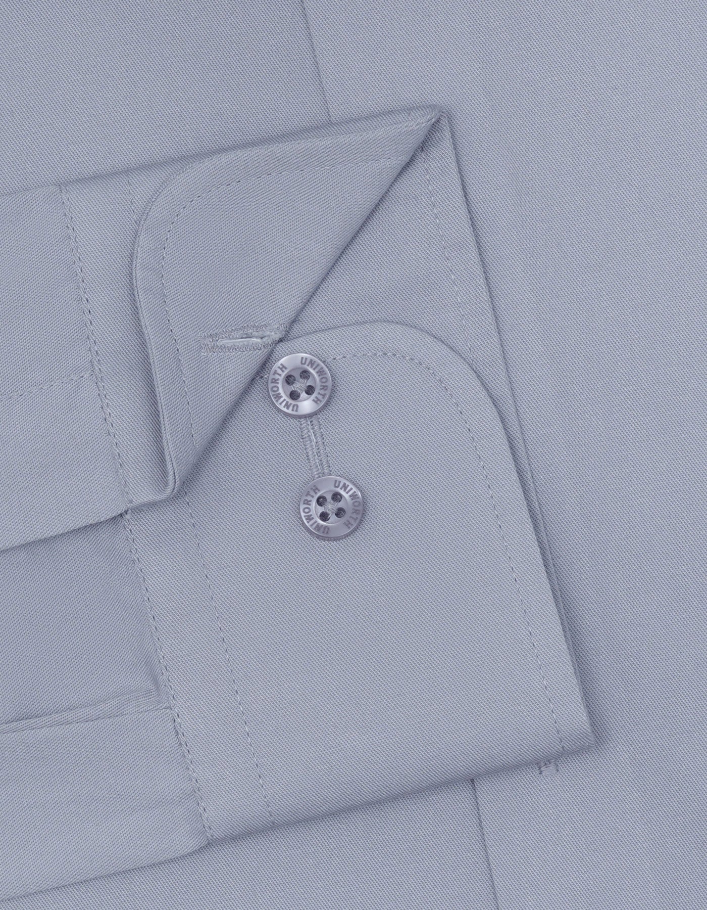 Plain Grey Tailored Smart Fit Shirt FS1312-6SF-15.5