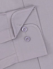 Plain Grey Classic Fit Shirt FS1312-7RF-15.5